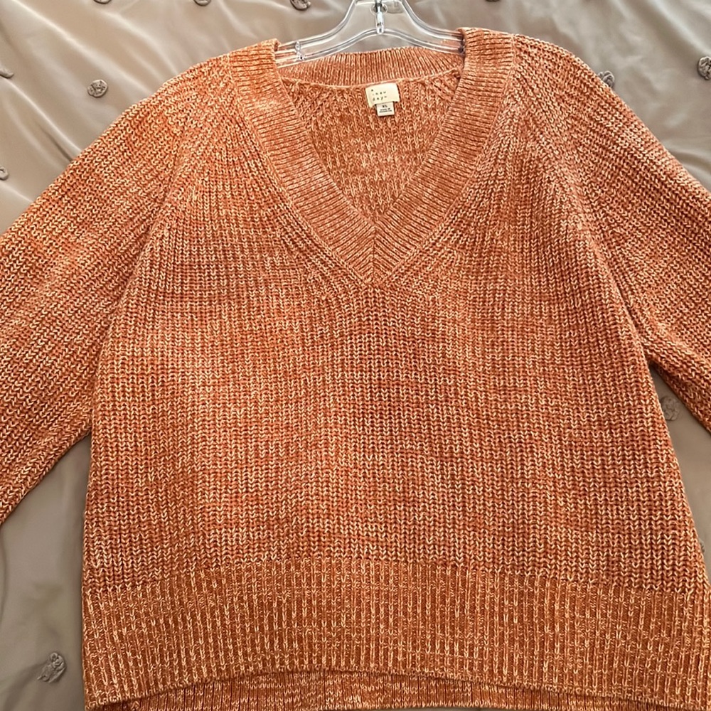 Womens A New Day V Neck Sweater